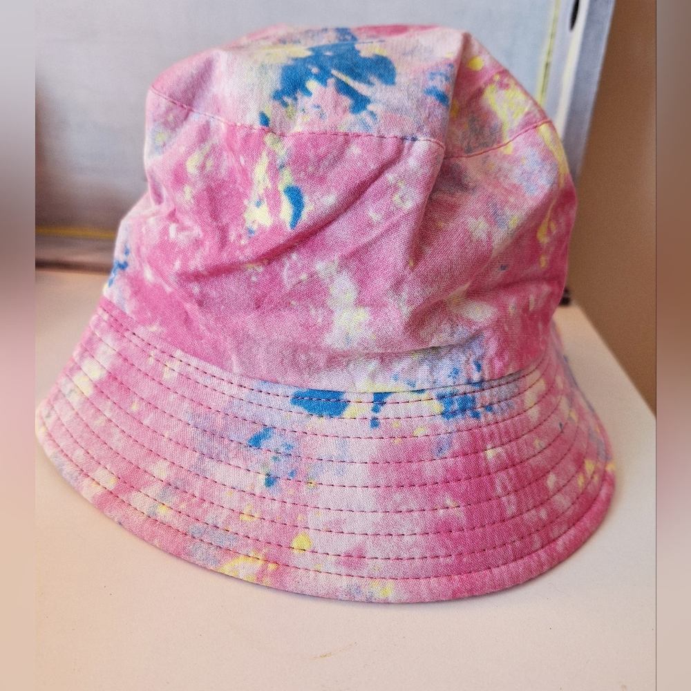 Boonie Bucket Hat Light Pink Tie Dye